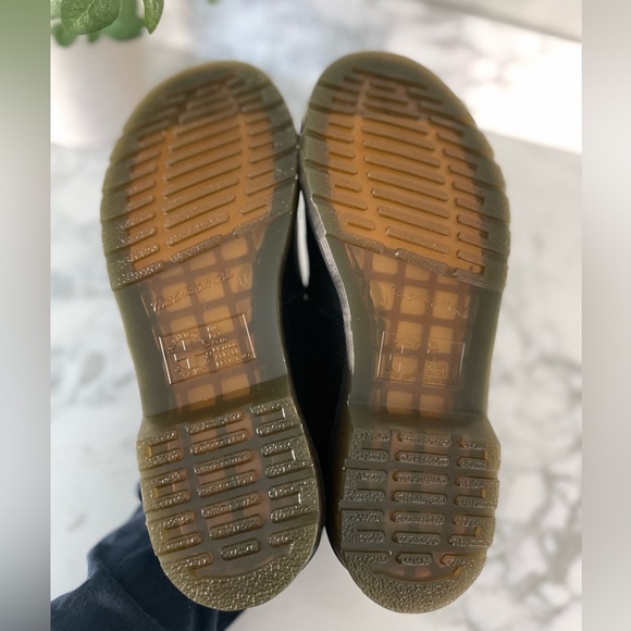 Dr Martens Black Leather Mary Janes Womens Size 9 Lug Sole #8065 Virginia - Picture 8 of 12